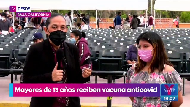 Inicia la vacunación a jóvenes de 13 años y más en Baja California