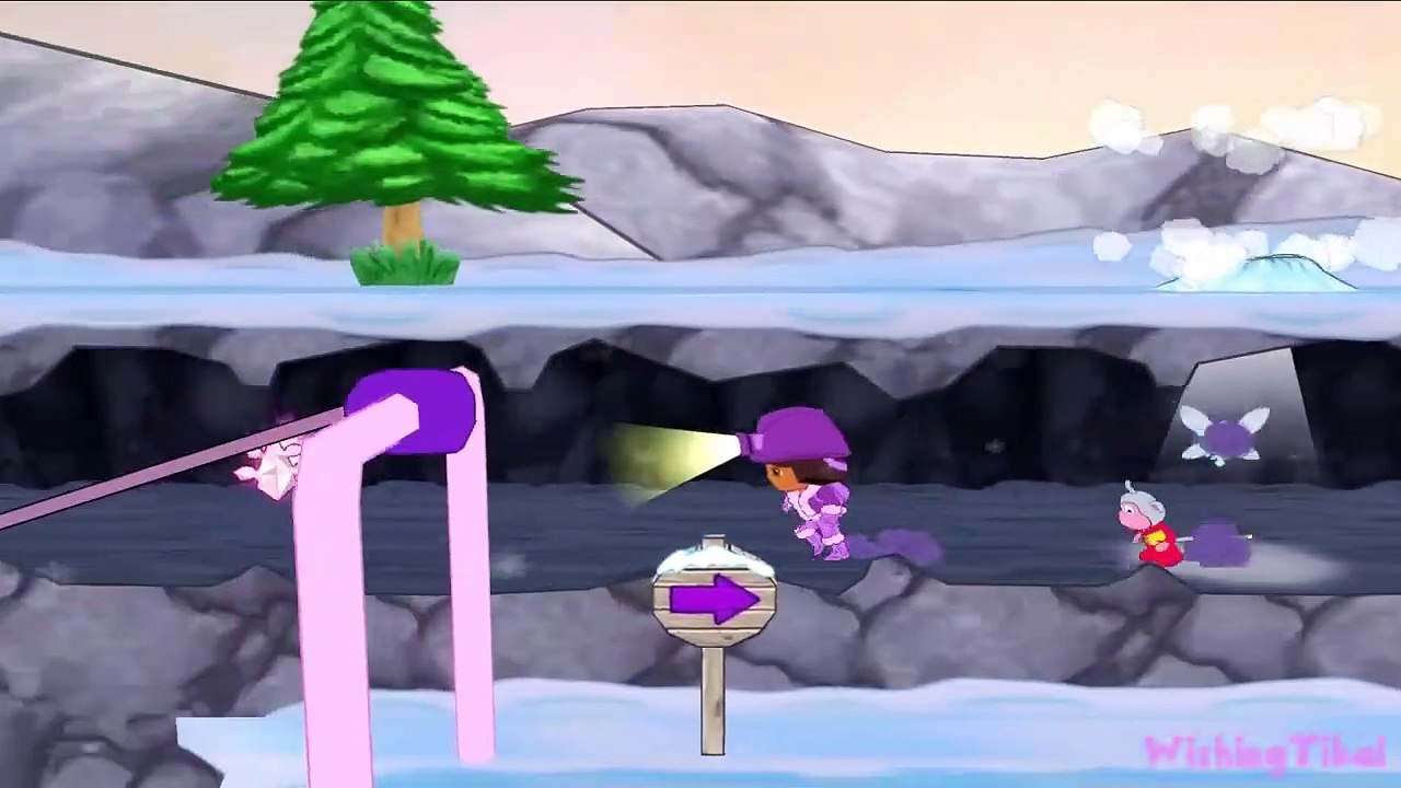 Dora The Explorer: Dora Saves The Snow Princess Part 7 (Wii, Ps2) Frozen Mountains