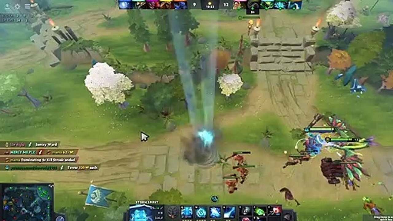 Dota 2 - Aghanim Labyrinth Storm Spirit Easy WIN!!