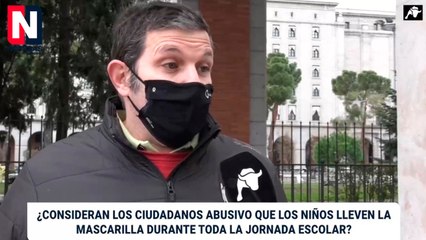 ¿Creen que es necesario que los niños lleven mascarilla 8 horas al día?