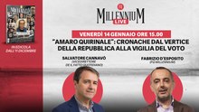 "Amaro Quirinale", il podcast: cronache dal vertice della Repubblica alla vigilia del voto. Segui la diretta di Millennium Live