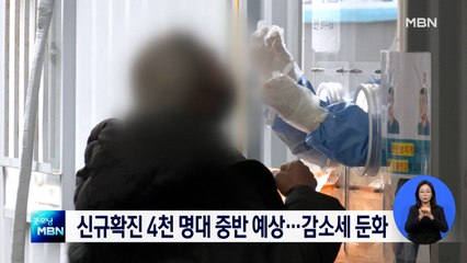 오후 9시까지 전국 3,993명 확진…4천 명대 중반 전망