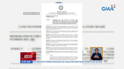 LTFRB, naglabas ng guidelines para sa "No vax, no ride policy" na ipatutupad simula sa Lunes | UB