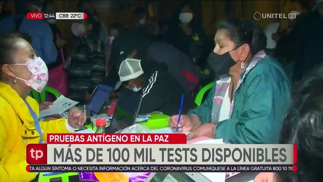 Sedes La Paz anuncia que solo harán pruebas antígeno nasal a personas con sintomatologías