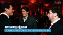 John Mayer Tearfully Remembers Bob Saget as He and Jeff Ross Retrieve Late Actor's Car from LAX