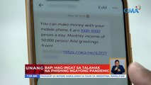 BAP: Mag-ingat sa talamak na phishing ngayong pandemic | UB