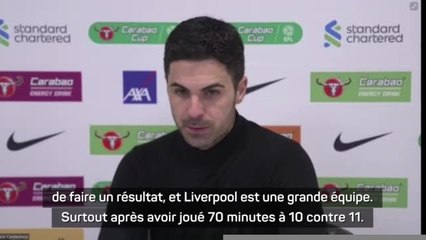 Demi-finale aller - Arteta : "Nous ne sommes qu'à la mi-temps de la confrontation"