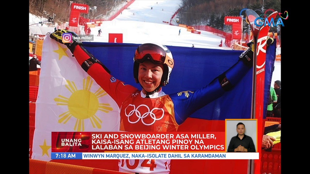 Ski and snowboarder Asa Miller, kaisa-isang atletang Pinoy na lalaban sa... | UB