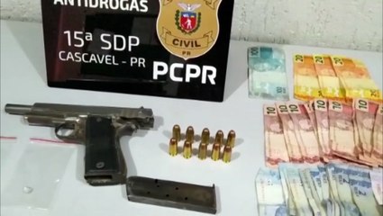 Durante investigação sobre tráfico, GDE prende jovem de 24 anos com arma e drogas no Conjunto Abelha