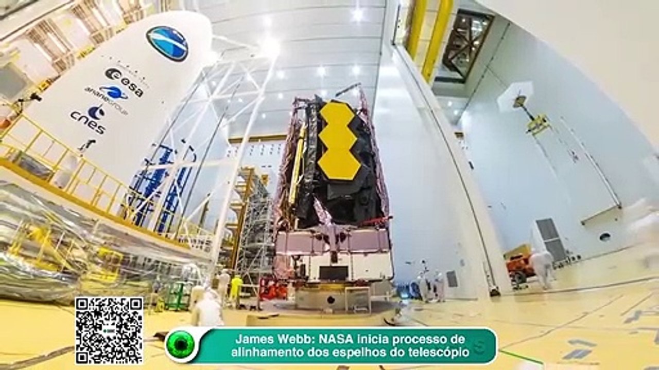 James Webb: NASA inicia processo de alinhamento dos espelhos do telescópio