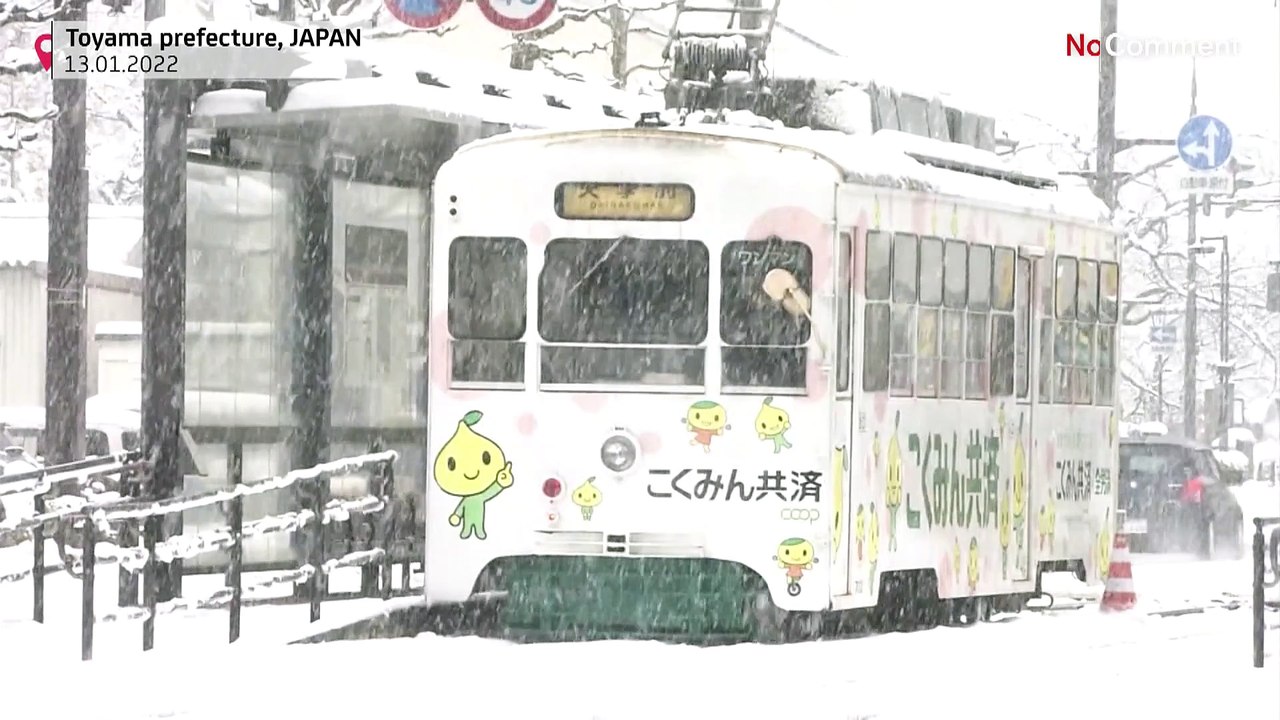 25 Zentimeter Neuschnee in 3 Stunden - Unwetterwarnung in Nagano