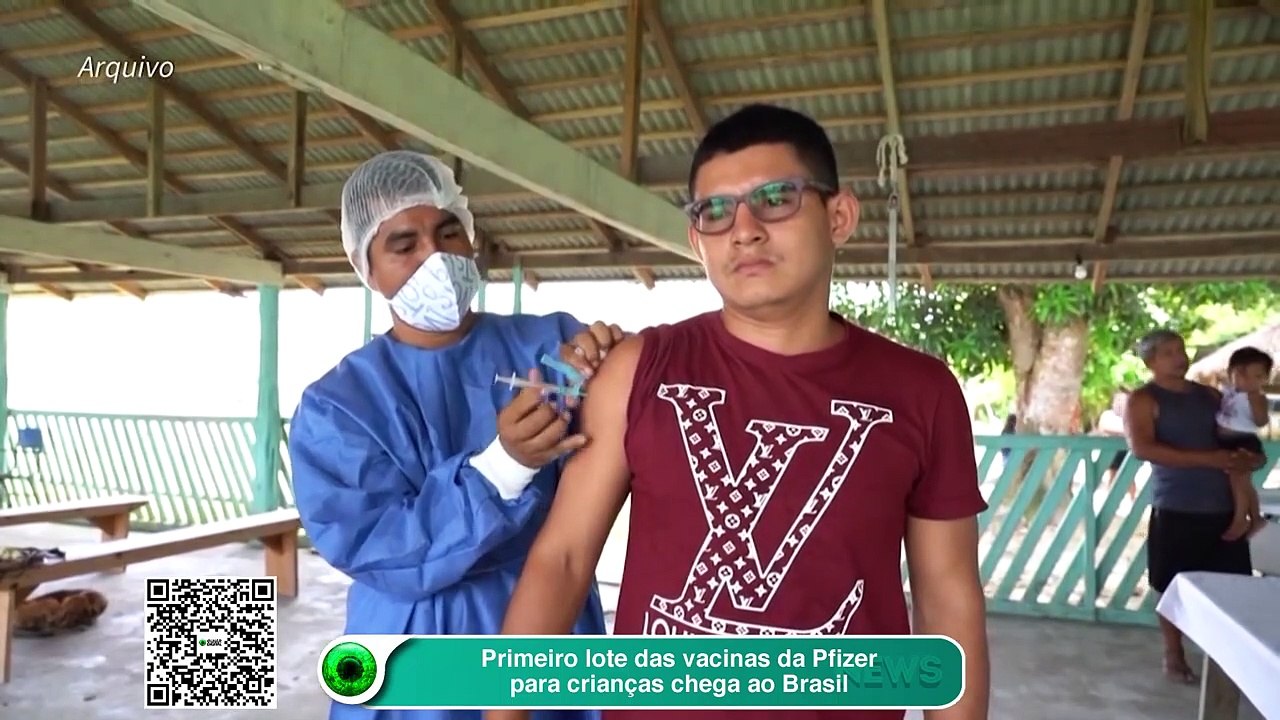 Primeiro lote das vacinas da Pfizer para crianças chega ao Brasil