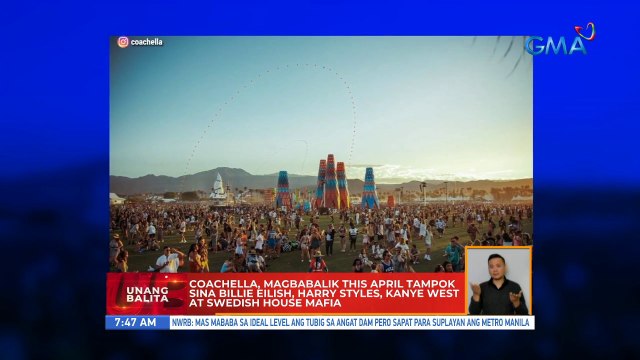Coachella, magbabalik this April tampok sina Billie Eilish, Harry Styles, Kanye West at Swedish House Mafia | UB