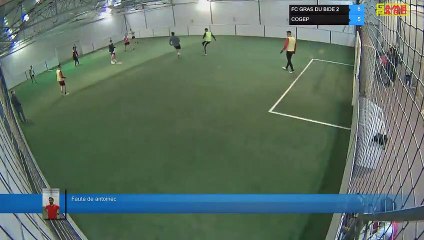 Faute de antoinec - FC GRAS DU BIDE 2 Vs COGEP - 13/01/22 20:00 - LIGUE 4 - Poitiers Game Parc