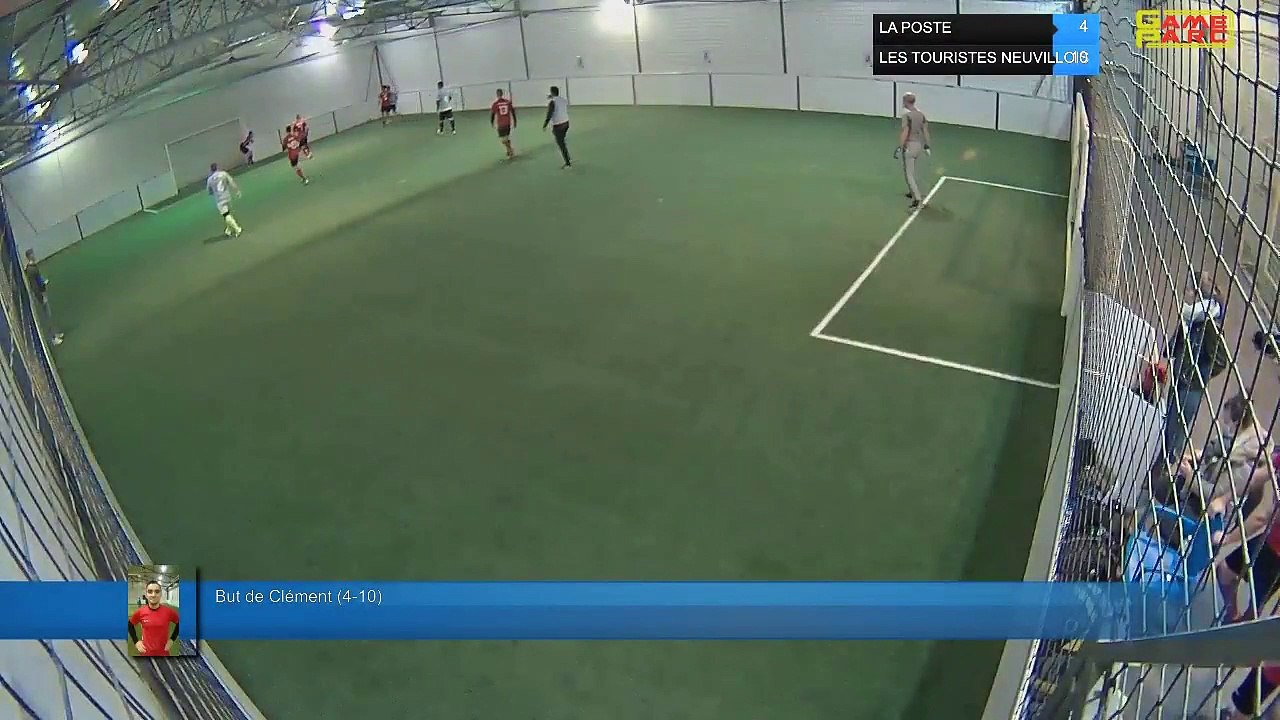 But de Clément (4-10) - LA POSTE Vs LES TOURISTES NEUVILLOIS - 13/01/22 21:00 - LIGUE 4