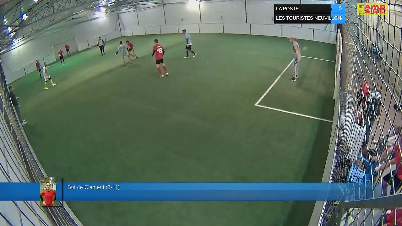 But de Clément (5-11) - LA POSTE Vs LES TOURISTES NEUVILLOIS - 13/01/22 21:00 - LIGUE 4