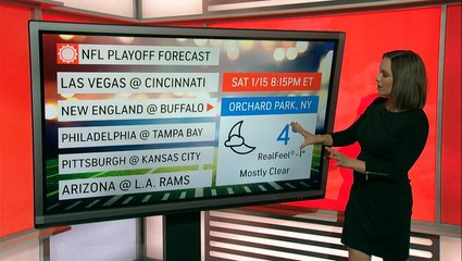 Frigid forecast for some matchups as NFL playoffs kick off