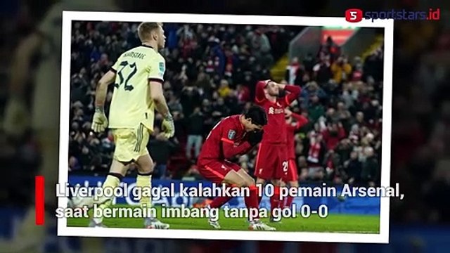 Tahan Imbang Liverpool Tanpa Gol, Arsenal Petik Catatan Positif di Anfield