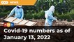 Covid-19 numbers as of January 13, 2022