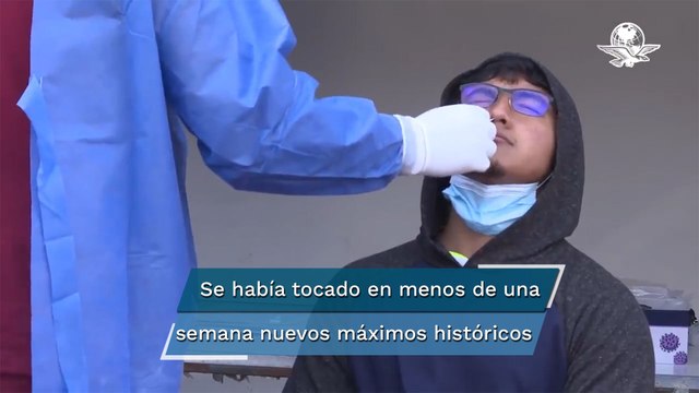 México para por ahora ola de récords de contagios de Covid pero registra 43 mil 523 más