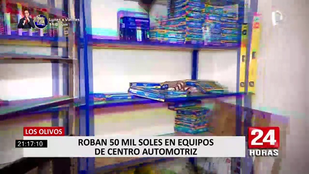 Delincuentes asaltan taller automotriz en San Martín de Porres
