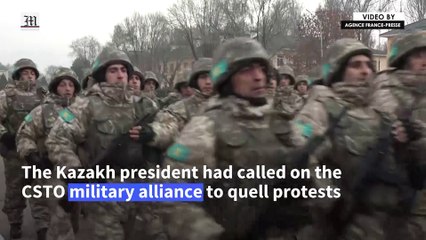 Download Video: Russia-led troops begin pullback from Kazakhstan