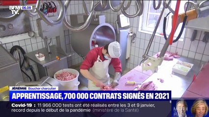 700.000 contrats d'apprentissage ont été signés en 2021