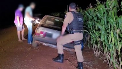 Veículo Monza de suspeito de tentativa de homicídio em Sede Alvorada é localizado pela PM