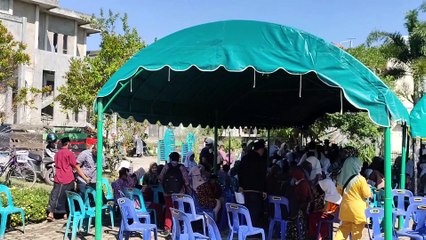 Vaksinasi Mereka Saweu Sikula Bidhumas Polda Aceh dan kapolda Aceh Tinjau Vaksinasi Merdeka di Kota Jantho Aceh Besar