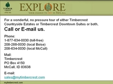 McCall Real Estate Properties & Second Homes - Timbercrest