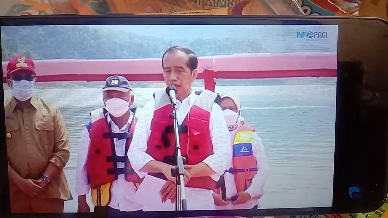 Presiden Jokowi Resmikan Bendungan Ke-29 Bintang Bano Di Sumbawa Barat,NTB