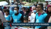 Puluhan Imigran Minta Hak Kerja Di Pekanbaru