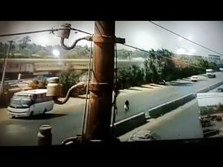 خاص الوطن..أول فيديو يسجل لحظة وقوع حادث قطار بنها