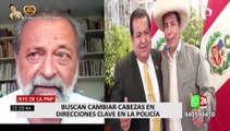 Comandante general de la PNP pretende colocar en direcciones a generales que se reunieron con Bruno Pacheco