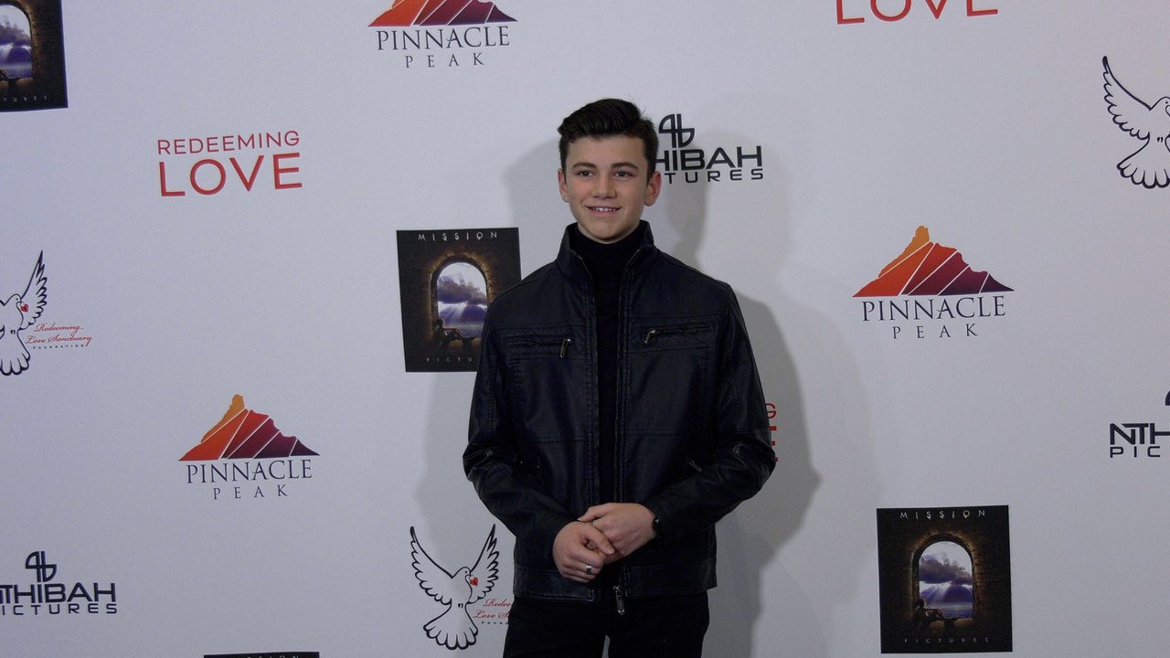 Alexander James Rodriguez attends the ‘Redeeming Love’ film premiere red carpet in Los Angeles