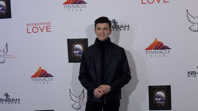 Alexander James Rodriguez attends the ‘Redeeming Love’ film premiere red carpet in Los Angeles