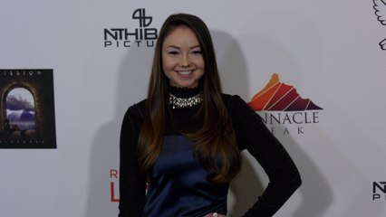 Meredith Foster attends the ‘Redeeming Love’ film premiere red carpet in Los Angeles