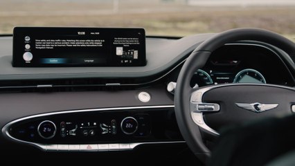 The new Genesis GV70 Infotainment System