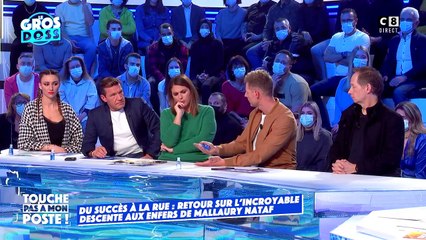 Matthieu Delormeau évoque Mallaury Nataf dans l'émission "Touche pas à mon poste", sur C8.