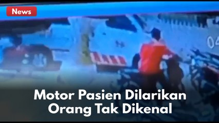 TEREKAM CCTV !! PELAKU CURANMOR LARIKAN KENDARAAN PASIEN DI KLINIK !!