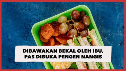 Viral! Orang Ini Dibawakan Bekal Makanan oleh Ibu, Pas Dibuka Publik Ikutan Pengen Nangis
