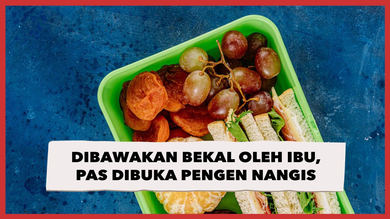 Viral! Orang Ini Dibawakan Bekal Makanan oleh Ibu, Pas Dibuka Publik Ikutan Pengen Nangis