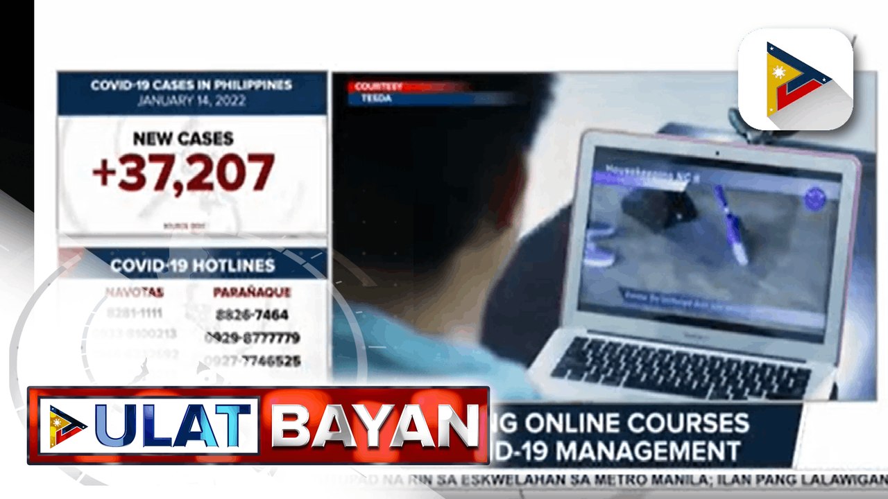 TESDA, may libreng online courses kaugnay sa CO...