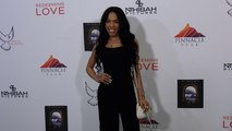 Teala Dunn attends the ‘Redeeming Love’ film premiere red carpet in Los Angeles