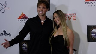 Noah Schnacky, Allie Schnacky attend the ‘Redeeming Love’ film premiere red carpet in Los Angeles