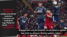 Klopp unzufrieden: “Müssen besser spielen”