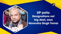 UP polls: Resignations not big deal, says Narendra Singh Tomar