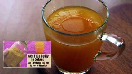 Download Video: Turmeric Tea For Thyroid Weight Loss - Get Flat Belly In 5 Days - Lose 5 kgs Without Diet_Exercise