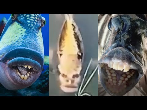 سمكة بوجه إنسان.. فيديو يثير الدهشة بمواقع التواصل الاجتماعي