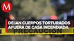 Abandonan tres cuerpos torturados en San Luis Potosí